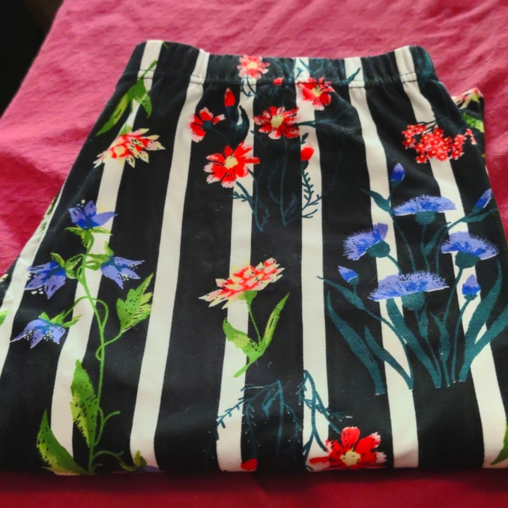 Floral motif Plus size leggings